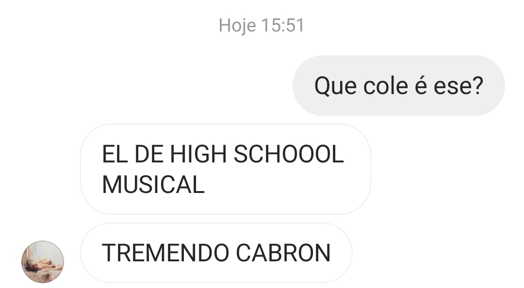 dePousinho's tweet photo. Que como de importante é High School Musical na nosa relación?

Pois... 🥲 https://t.co/yRMRJAGOg8