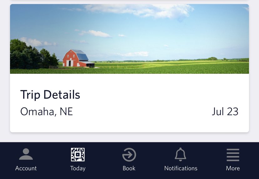 cerkes's tweet photo. @Delta can I recommend digital team update photo for #OMA? City has a lot more buildings than a single barn. 😂 https://t.co/xzuyKwfiiY