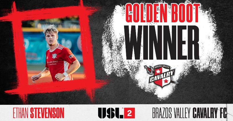 USLLeagueTwo's tweet photo. Today, we have some awards to give out for regular season performance!

Up first, with 19 goals in 13 matches, @EthanAStevenson wins the 2022 Golden Boot after one of the most productive seasons in League Two history!