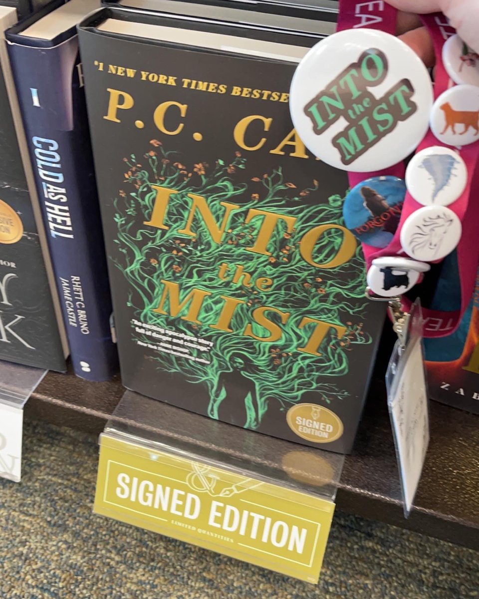Cathyt84's tweet photo. A total of 5 copies of Into the Mist at the Barnes &amp; Noble in Duluth, MN.

Don’t forget to tag P.C. Cast! https://t.co/4oFsFOLzGn