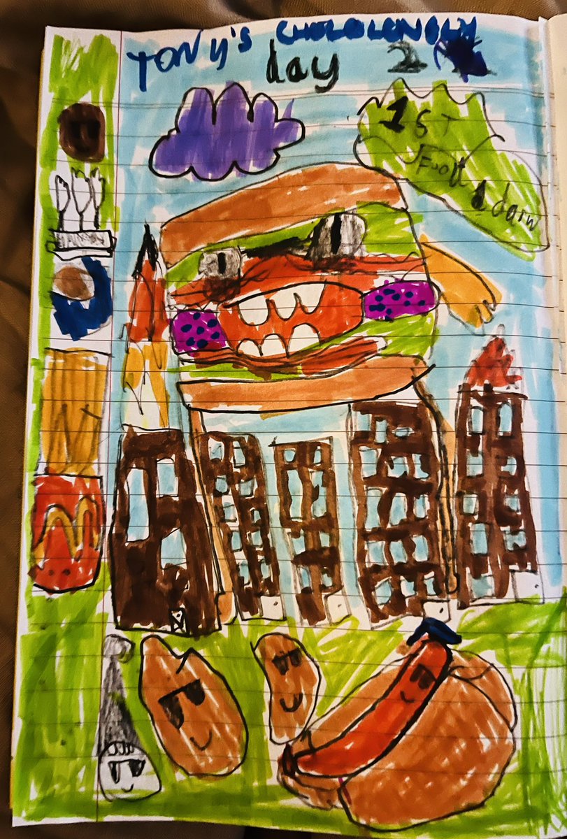 AprilBornInSept's tweet photo. @TonyChocolonely We had our 1st visit to your gorgeous café in Amsterdam. Our nine year old was inspired by your giant hamburger statue! ❤️🍔 https://t.co/WPto3wwBri