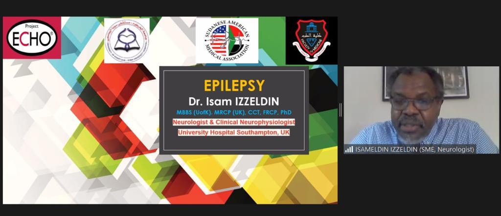 199677's tweet photo. #Knowledge_without_barriers
#علم_بلا_قيود
#ProjectECHOSAMA
#ProjecyECHO
#UoKECHO
No words describe my pleasure to have Dr.Isam Izzeldin presenting epilepsy today. He is a consultant Neurologist and clinical Neurophysiologist.Thanks to Dongola and @somalisudan for being there. https://t.co/k0wRaqlLYl
