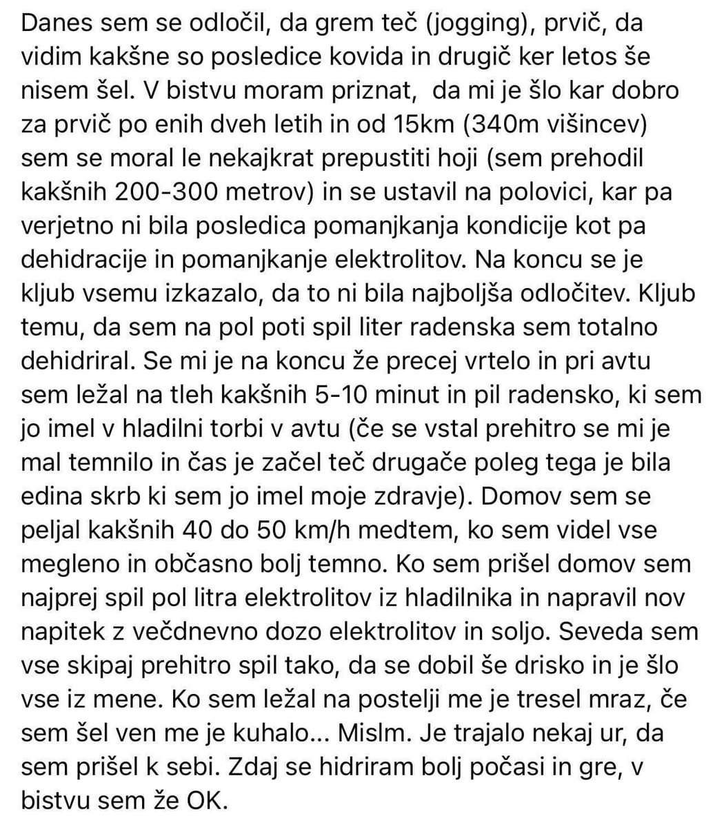 MihaMazzini's tweet photo. Na dan, ko je padel vročinski rekord, sem prebral tole izpoved. Koliko napačnih odločitev opazite v njej? https://t.co/cBxJ0bkOgG