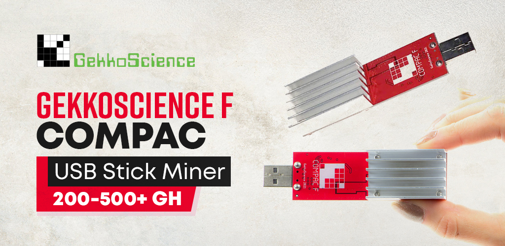 Eyeboot's tweet photo. The fastest #Bitcoin #USB miner on the market and it is #MadeInUSA by Gekkoscience, available now at https://t.co/lFKhO0cbtc or #Amazon 

Gekkoscience Compac F USB SHA256 stick miner
Hash speed: 200-500+ GH

https://t.co/xdmWcDy83c

https://t.co/Lsc6lpErl5 https://t.co/07O5QU74GB
