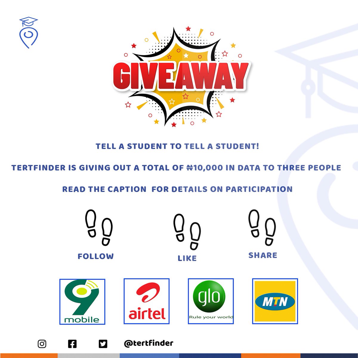 Our followers are not watching #BBNaija 🫠

They’re completing online courses. 

That’s why we’re giving them ₦10000 data on our Instagram in support. 

instagram.com/p/CgRgIVsKH9R/…