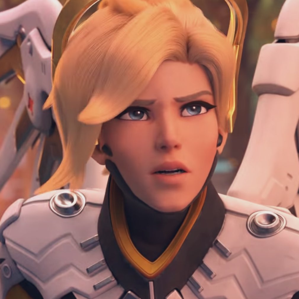 sufletsadic's tweet image. you can’t fall in love with a fictional character.

the fictional character:

#mercy #angelaziegler #overwatch #overwatch2 #videogame #xbox