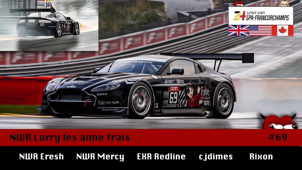 New Wave Racing (@newwave_racing) on Twitter photo Car #2 is the number #69 Aston Martin V12 vantage GT3 - NWR Lorry Les aime frais! with the following drivers!
<a href="/NWR_Eresh/">ππ₯ππ¦π</a>
<a href="/veIoocity/">mercy</a>
<a href="/redlineefm/">Jack | Redline</a>
<a href="/cjdimes12/">Dimes</a>
<a href="/rixonnn_/">Evan Rixon</a>
π¨: @PTG_Insomniac Car #2 is the number #69 Aston Martin V12 vantage GT3 - NWR Lorry Les aime frais! with the following drivers!
<a href="/NWR_Eresh/">ππ₯ππ¦π</a>
<a href="/veIoocity/">mercy</a>
<a href="/redlineefm/">Jack | Redline</a>
<a href="/cjdimes12/">Dimes</a>
<a href="/rixonnn_/">Evan Rixon</a>
π¨: @PTG_Insomniac