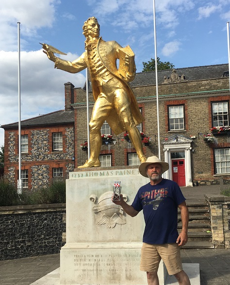 Parler48594570's tweet photo. @xjet #SaveTheTower Thetford, England. Birthplace of Thomas Paine (1737). Author of #CommonSense. We hope SWDC shows some and retains the Tokoroa Airfield Tower for future generations. “A body of men holding themselves accountable to nobody ought not to be trusted by anybody.” https://t.co/TEVDcMwfnU