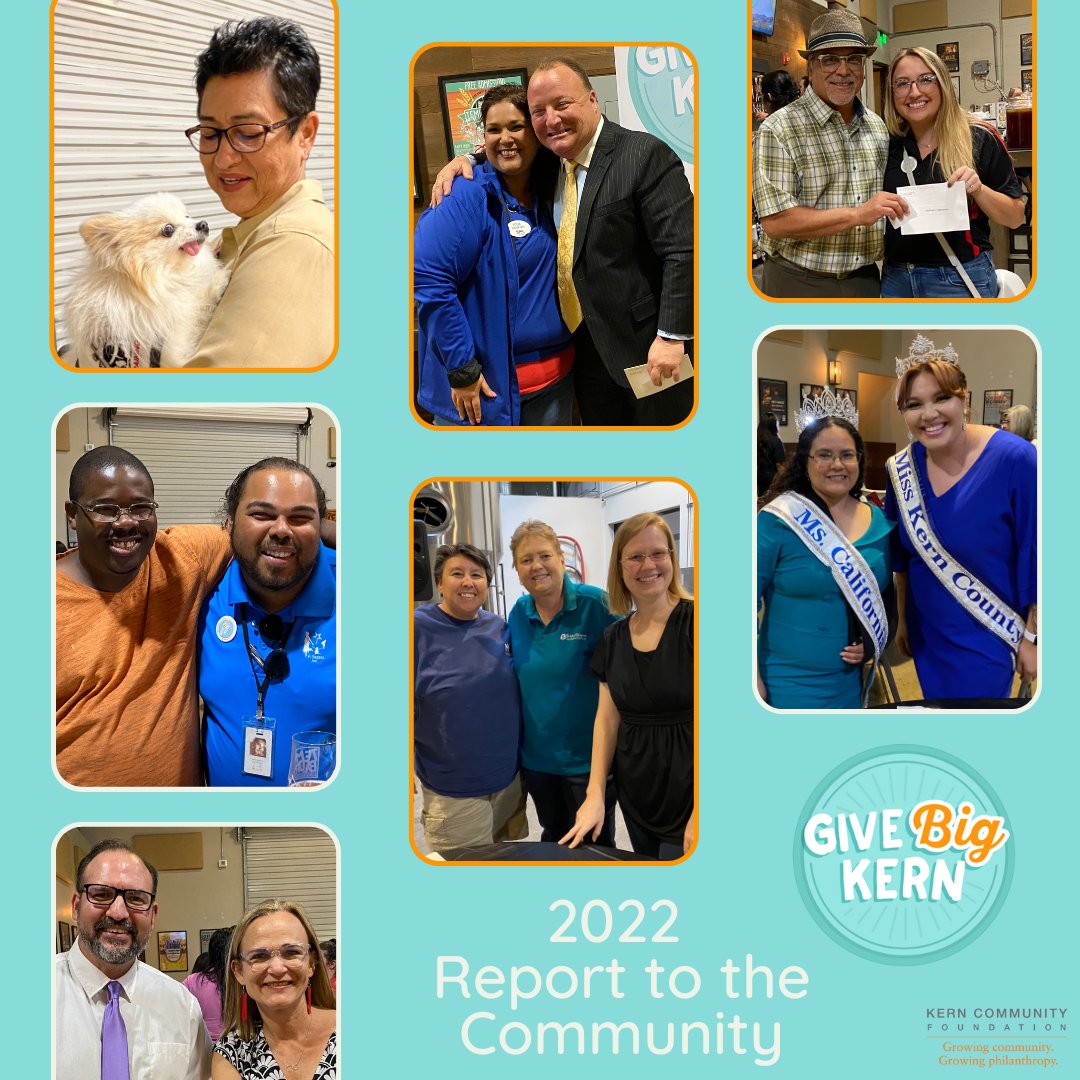 Kern Community Foundation on X: "THE GIVE BIG KERN 2022 COMMUNITY REPORT IS  OUT! Great job to all the participating nonprofits! Thank you to all the  sponsors and donors! Mark your calendar