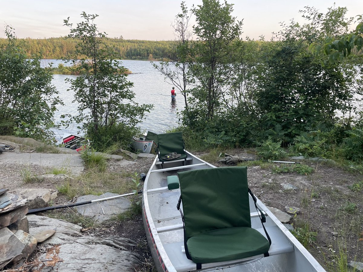 AmyThompsonMD's tweet photo. Last night in #BWCA with @Kiwanis sponsored @boyscouts troop from #Mariemont OH!  @FriendsBWCAW @DanBeardCouncil https://t.co/v353X1ATEw
