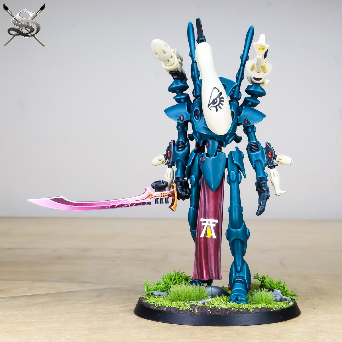 SiegeStudios's tweet photo. “TAKEN BEFORE MY TIME, I HAVE ETERNITY TO DELIVER VENGEANCE!” A Custom Craftworld Wraithlord with a jungle world base we had fun completing for our client!
Book your commission:
https://t.co/jwbtgJUCD5
#eldar #aeldari #eldars #eldar40k #ulthwe #ulthwé #waveserpent https://t.co/DNkoz5D527