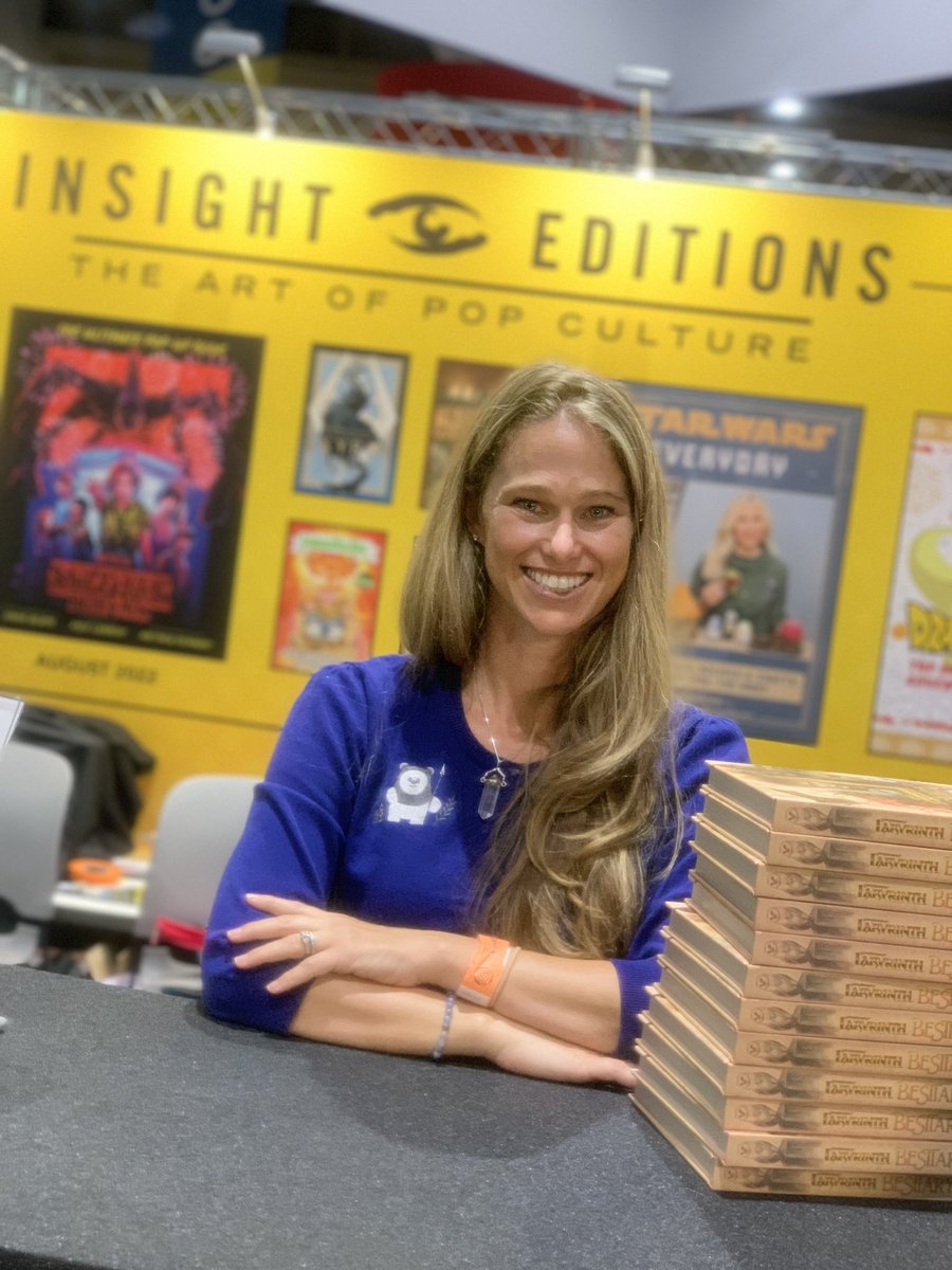 stbende's tweet photo. I’m at the @insighteditions booth signing the #Labyrinth bestiary! Pop by booth #2135 and say hi! 

#SDCC #SDCC2022 #labyrinth #comiccon https://t.co/VAJuTdeP8D