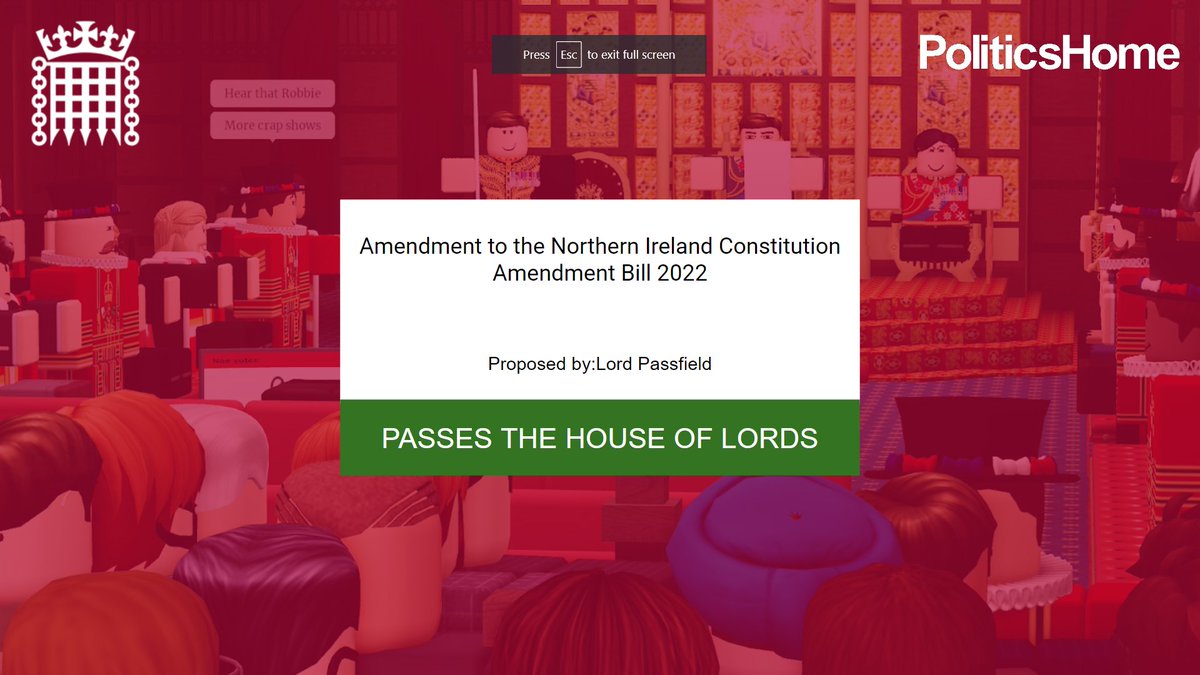 PoliticsHome ROBLOX tweet media