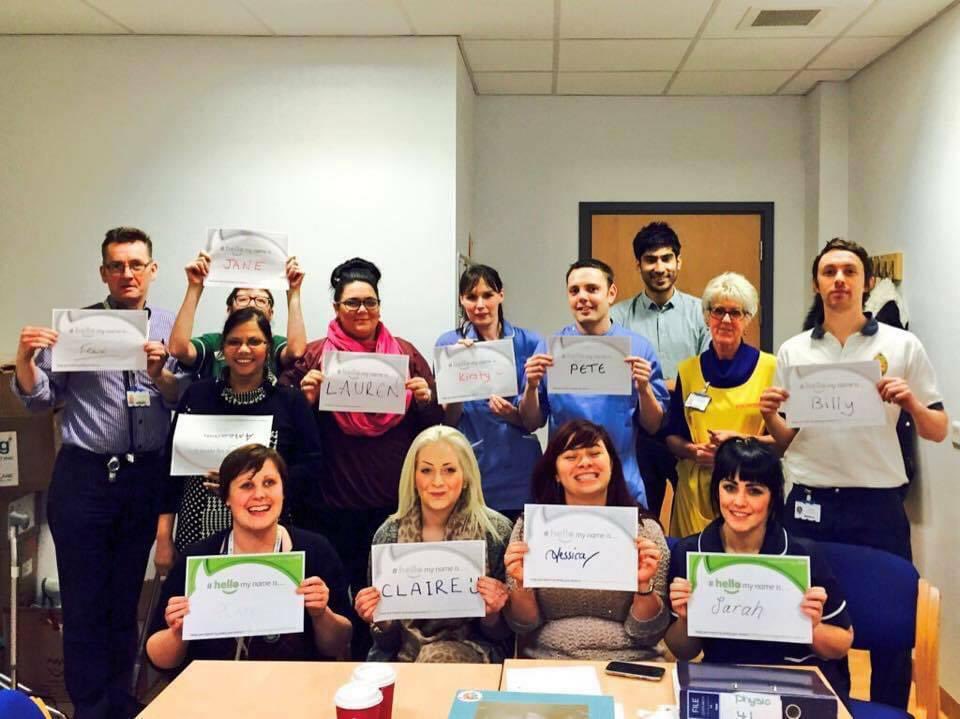 MummyWoodyTwins's tweet photo. Always happy to celebrate international #HelloMyNameIsDay Kate always made my days in @LeedsHospitals and @MidYorkshireNHS “good” days 💙 https://t.co/Td5ywnt8rK