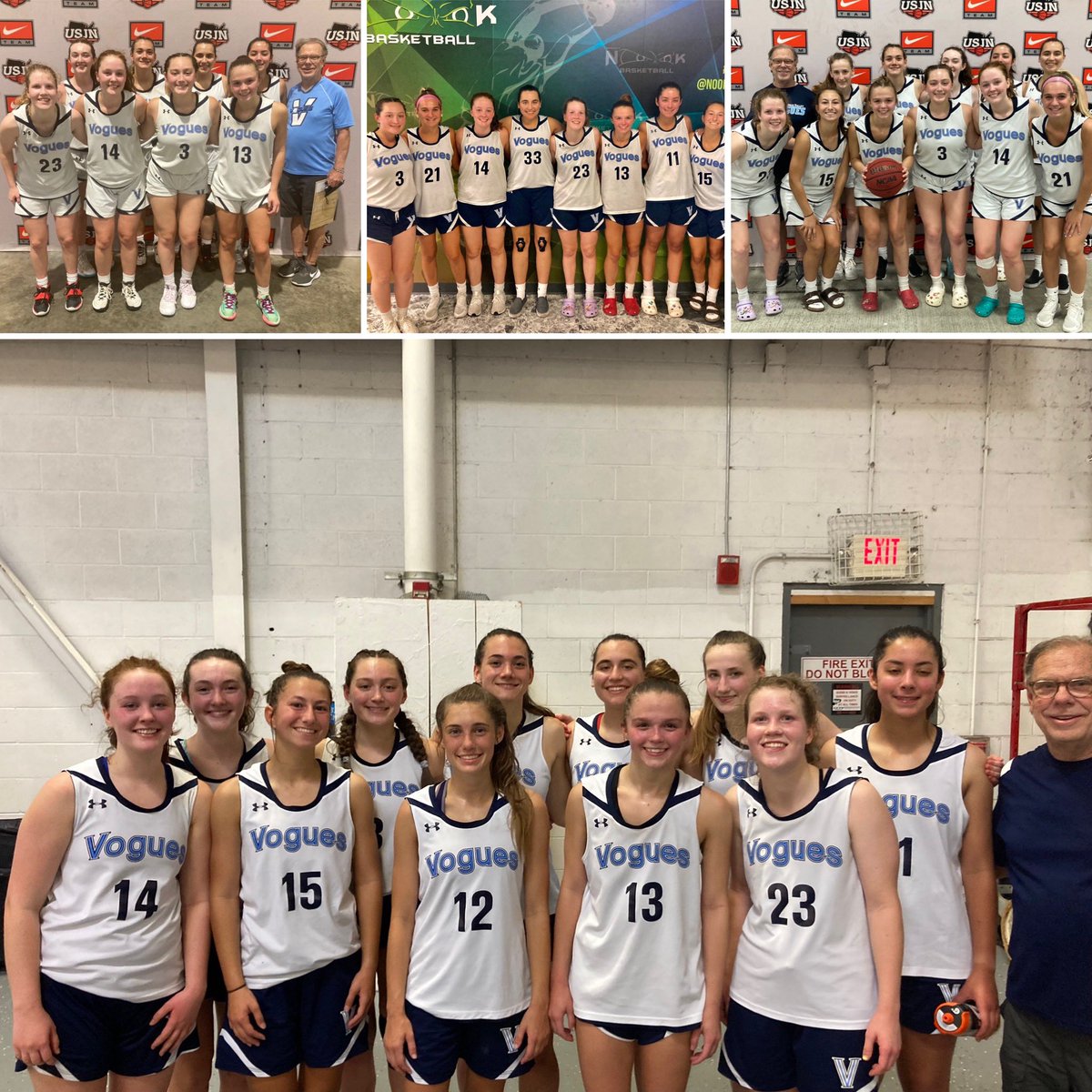 U17Vogues's tweet photo. And just like that the season is over.  What a great 4 months with this incredible group.  Final record was 29-17.  More importantly though they leave with a ton of amazing memories.  Good luck in your HS seasons! #Vogues  @lpBrennah @caseyweeren14 @emmakdavidson1 @Anna_Musgrove https://t.co/WDKqjO4n9C