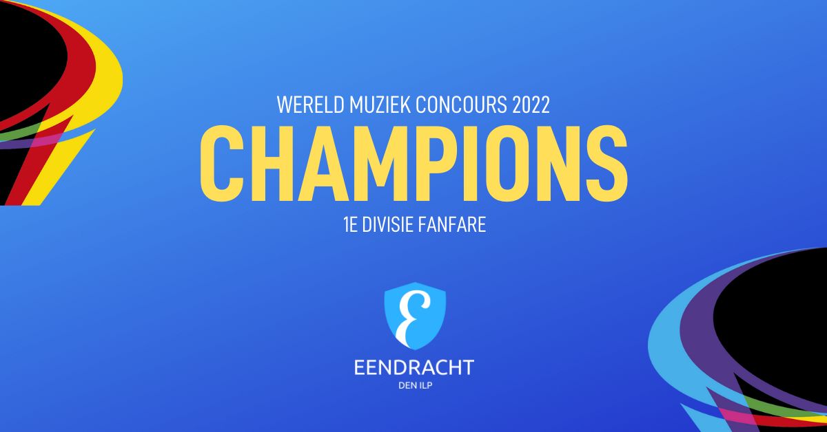 Today world champion first division fanfare Eendracht Den Ilp #wmc2022