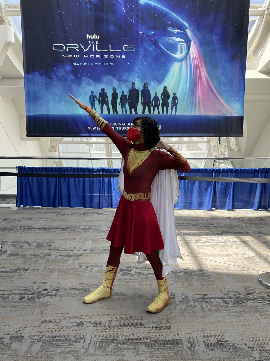 #Shazam is ready for the #TheOrville panel! #SDCC