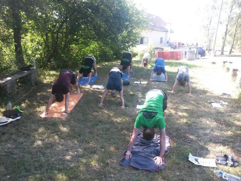 GunstickULM's tweet photo. The 4 day @HaxoGreen hackercamp in @VilleDudelange  comes up next week. 
#yoga daily at 10:00 
#Massage on request
HG daypass 11€ https://t.co/xafVfmyppq
Go to infodesk in big tent to register.

Corona info: had covid19 recently, so not able to spread it. All activities outside. https://t.co/odtVePpTHj
