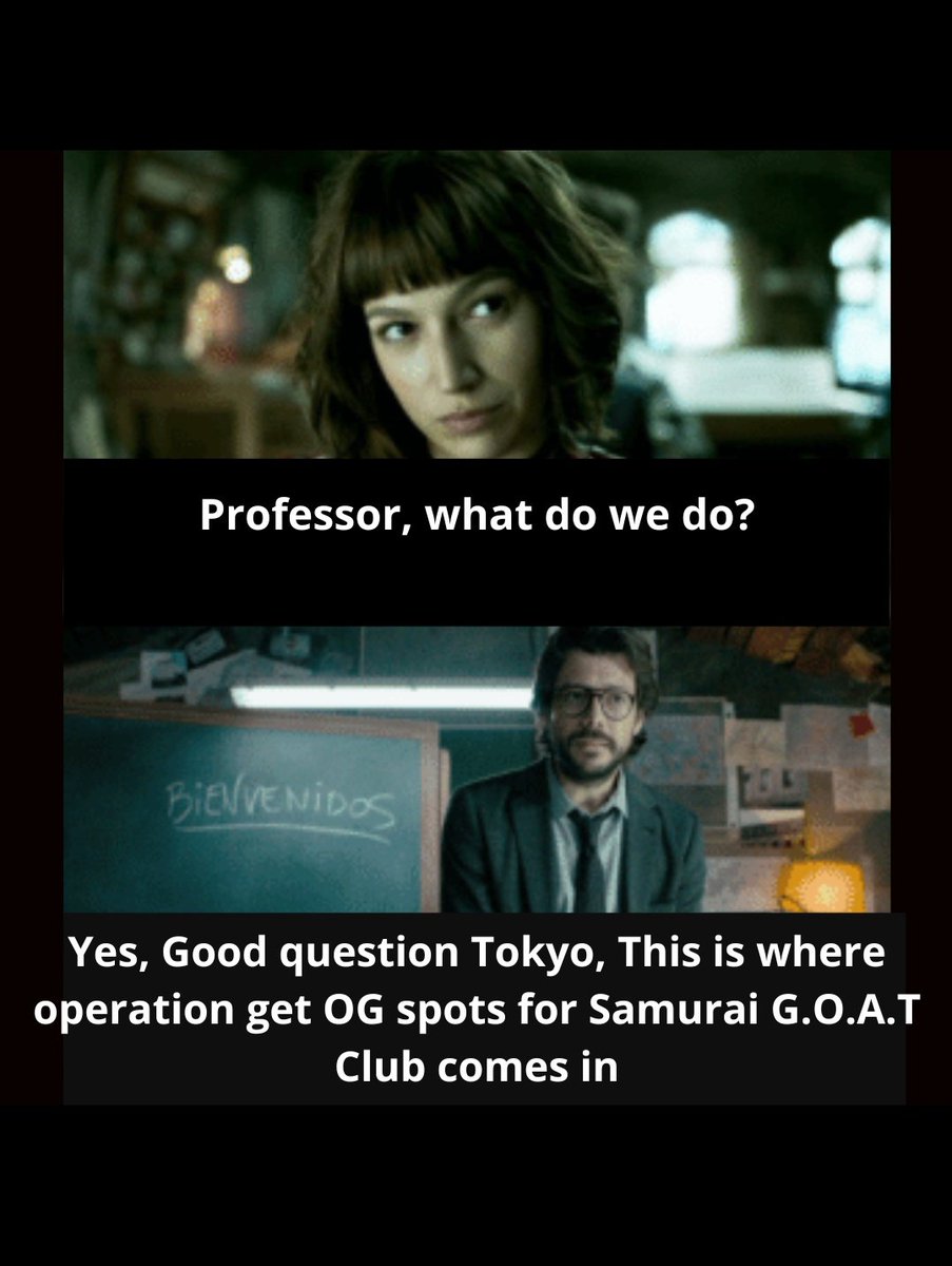 SpaceSurfer_EST's tweet photo. OG spots you won’t regret.why!?
Free Mint benefits is why
It will be available tomorrow.
Watch out for the tweet or our discord announcement channel tomorrow.
Baa.
S.G.O.A.T or die.
#GreatestOfAllTime #Samurai https://t.co/ljosvtsMKC