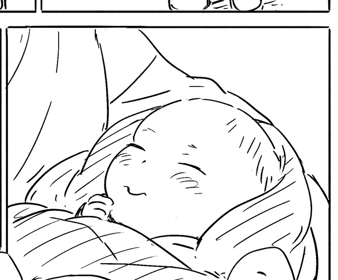 ややこちゃん。そして怒涛のネーム期間がなんとか…ひと段落!これからペン入れ期間! #となりの妖怪さん外伝 