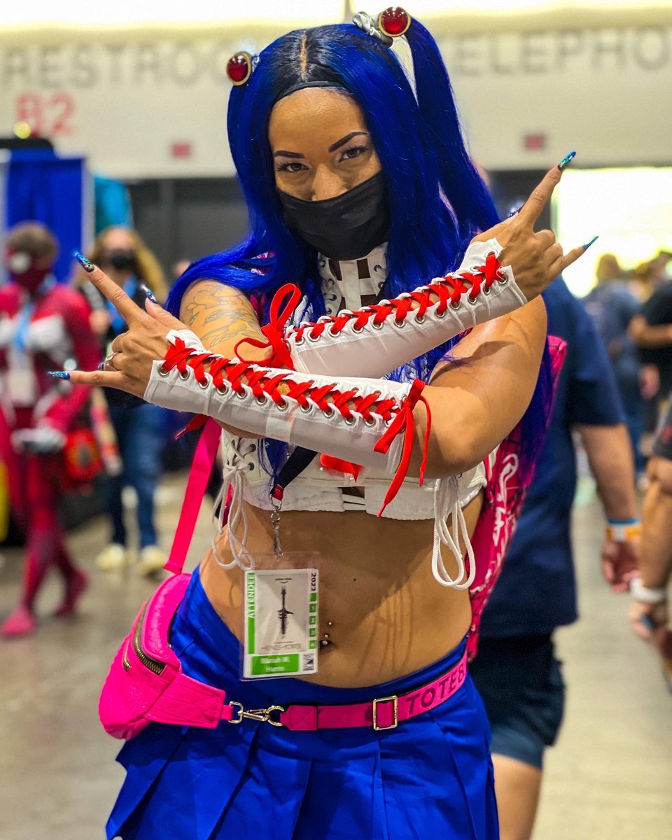 KeepItFiveStar's tweet photo. Sailor Moon Sasha Banks Cosplay from #SDCC!

Cosplayer: @MariahMacaronio https://t.co/wllTuNBf7F
