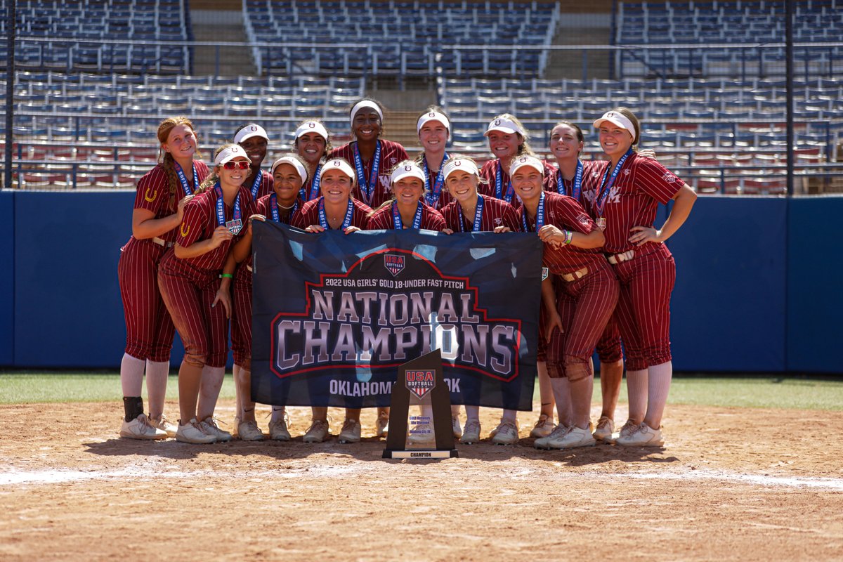 USA Softball (@usasoftball) on Twitter photo 𝘾𝙊𝙉𝙂𝙍𝘼𝙏𝙐𝙇𝘼𝙏𝙄𝙊𝙉𝙎 to our 2022 18-Under #GOLDNationals Champions ⎻ <a href="/WichitaMustangs/">Wichita Mustangs.</a> 🏆👏
#USASoftball | #TheBestPlayInOKC 𝘾𝙊𝙉𝙂𝙍𝘼𝙏𝙐𝙇𝘼𝙏𝙄𝙊𝙉𝙎 to our 2022 18-Under #GOLDNationals Champions ⎻ <a href="/WichitaMustangs/">Wichita Mustangs.</a> 🏆👏
#USASoftball | #TheBestPlayInOKC
