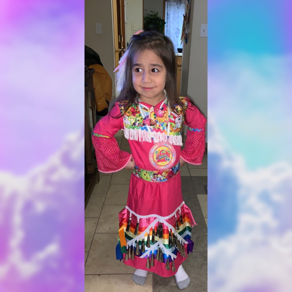 taylarosec's tweet photo. Here’s her jingle dress to match the moccasins 💕 https://t.co/nPqWoXzfOS