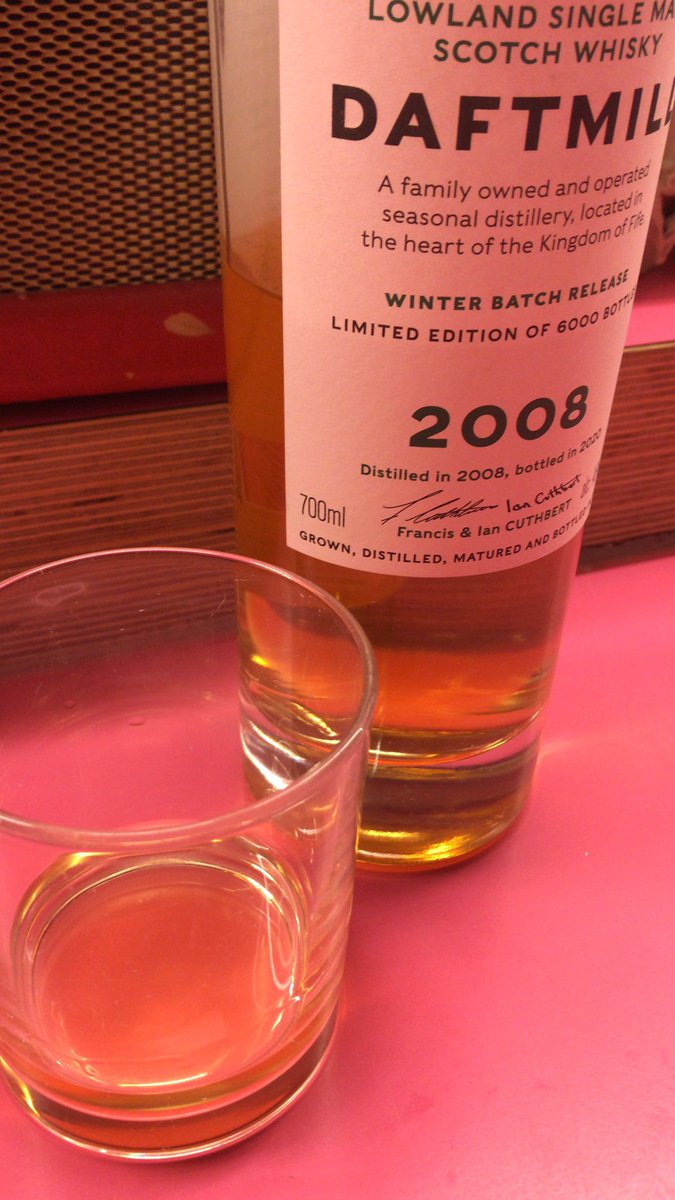 In honour of having won a bottle of the 15 yr in the recent ballot <a href="/berrybrosrudd/">Berry Bros. & Rudd</a> #daftmill