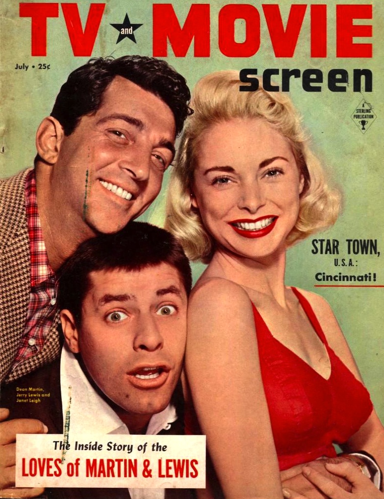 From July in 1951 -- Dean Martin, Jerry Lewis and Janet Leigh on the cover of "TV and Movie Screen" magazine!

#DeanMartin #KingofCool #JanetLeigh #JerryLewis