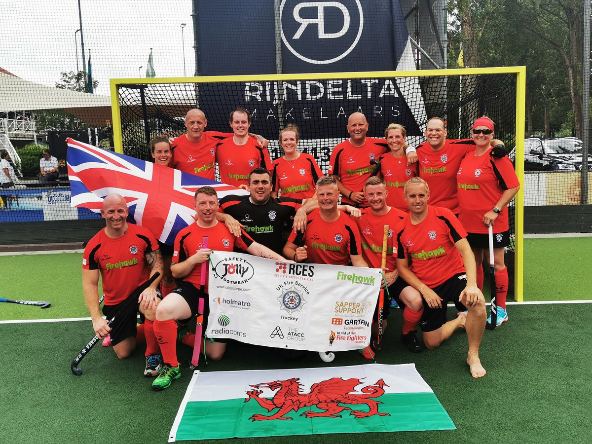 Great start to @WPFGRtd for the squad beating a good Dutch Police team 4-0. Two goals for Tim and one each for <a href="/bcrox84/">Ben Croxall</a> &amp; @Lee_S_HFRS @RCES_tweets @SapperSupport <a href="/fireblitzuk/">FireHawk Safety</a> <a href="/RadiocomsInfo/">Radiocoms Systems Ltd</a> <a href="/GartanTech/">Gartan Technologies</a> <a href="/ATACCGroup/">The ATACC Group</a> <a href="/HolmatroUK/">Holmatro in the UK</a> #JollyScarpe <a href="/bayliss6988/">Paul Bayliss- Hero Wipes 🔥🚒</a> top sponsors too!