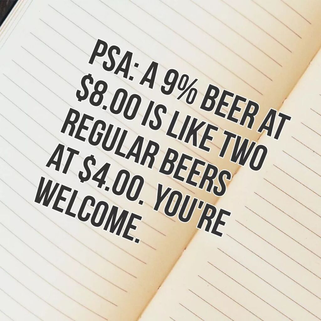 CCSABrewery's tweet photo. Percentage Matters!!!
#craftbeer #abv #nanobrewery #smallbatchbrewery #brewerslife #familyowned #veteranowned #drinklocal https://t.co/xgySUYgcPQ https://t.co/XVVG2pgR35