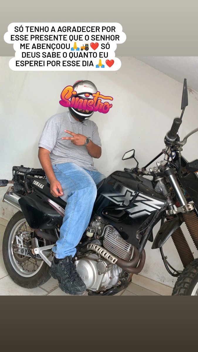 IzackLisboa's tweet photo. Deus abençoou 😍🚜
Tá na pista
#sonhorealizado
#Xt600 https://t.co/JBM9fi2BJP
