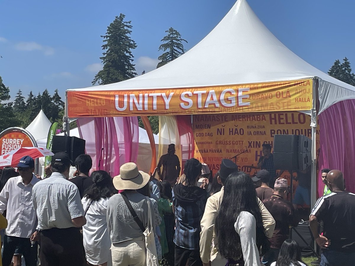 My favourite stage #unity #community #surreyfusionfestival #copwhocares