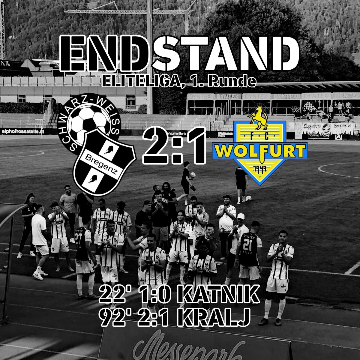 swb1919's tweet photo. Hochverdienter Heimsieg durch Last Minute Treffer!
https://t.co/t6D7HlK7FM
#swbregenz #fcwolfurt #eliteligaVLBG #bregenz #wolfurt https://t.co/0y2y3PRekX
