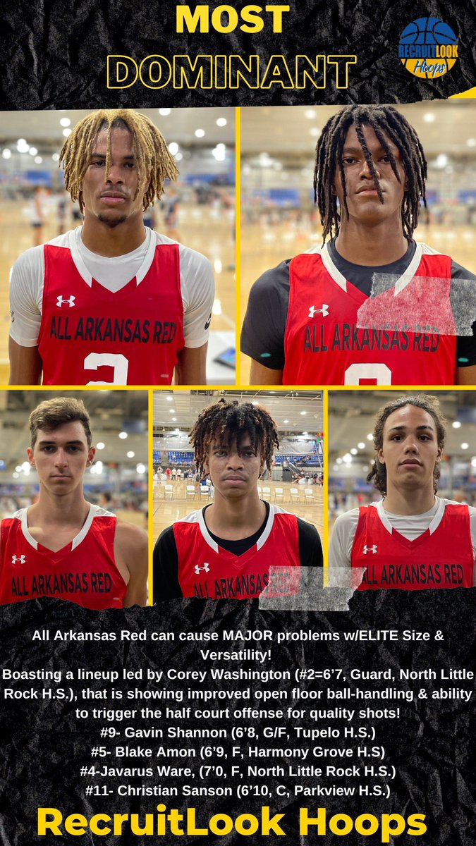 All Arkansas Red has been impressive so far in KC. Lots of talent on this roster. #RLHoops