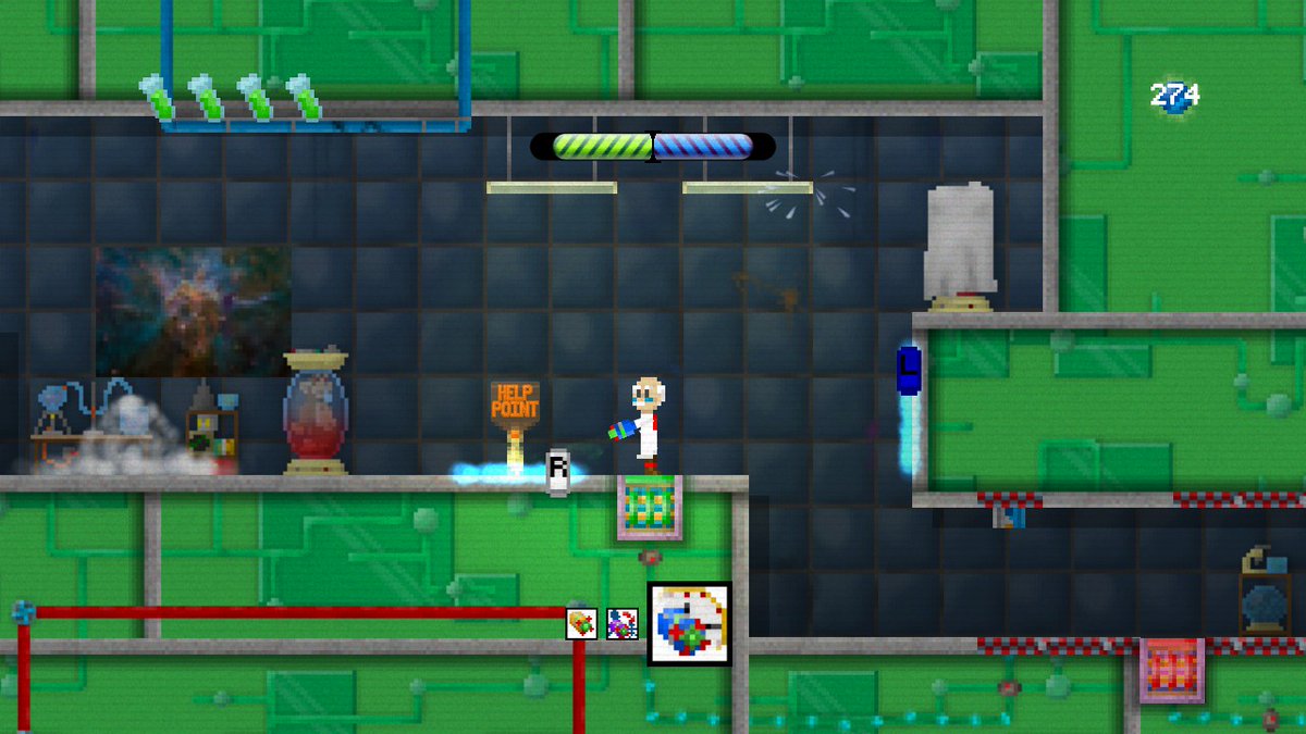 Jaconian's tweet photo. In #Gateways by @SmudgedCat, you get multiple gateway guns with different functions but can only use one function at a time, & the Time Travel Gateway Gun is the one that I'm having a hard time wrapping my head around.
#IndieSelect https://t.co/qSkfeF66Jx