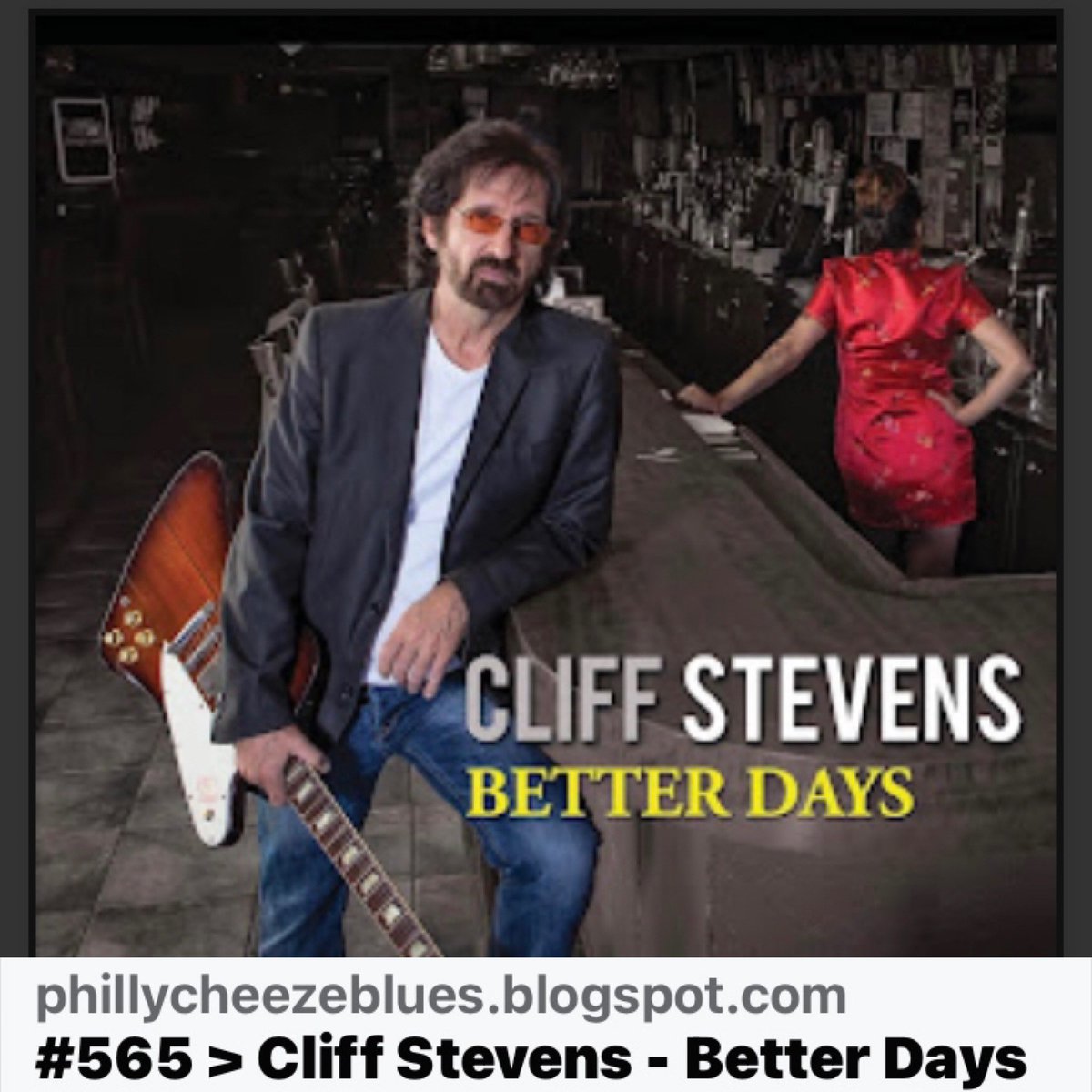 phillycheeze's tweet photo. PhillyCheeze's Rock & Blues Review #565
Cliff Stevens - Better Days
😎👍🎶🎸
https://t.co/lWmV2PZJZw
#cliffstevens #betterdays #blues #bluesmusic #bluesrock #bluesblog #bluesblogs #bluesblogger #musicblog @cliffstevenscom @SF_Publicity https://t.co/FyafNngbeO