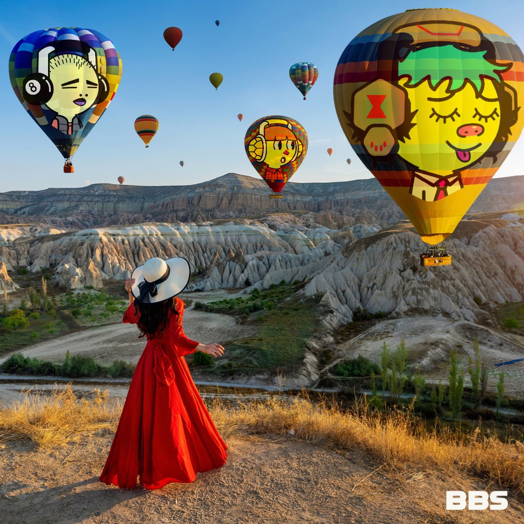 Imagine if your #NFTs were flying high! 🎈❤️ ☮️👊