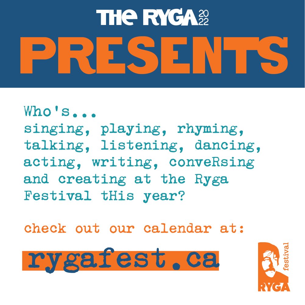 We’ve got some amazing talent coming to town! For more details on who, when and where? 

Check out our Festival calendar at rygafest.ca 

#rygafest #okanagan #artsbc #summerlandbc #musicfestival #musicfestivals #britishcolumbia #okanaganlife #artsfestival #beautifulbc