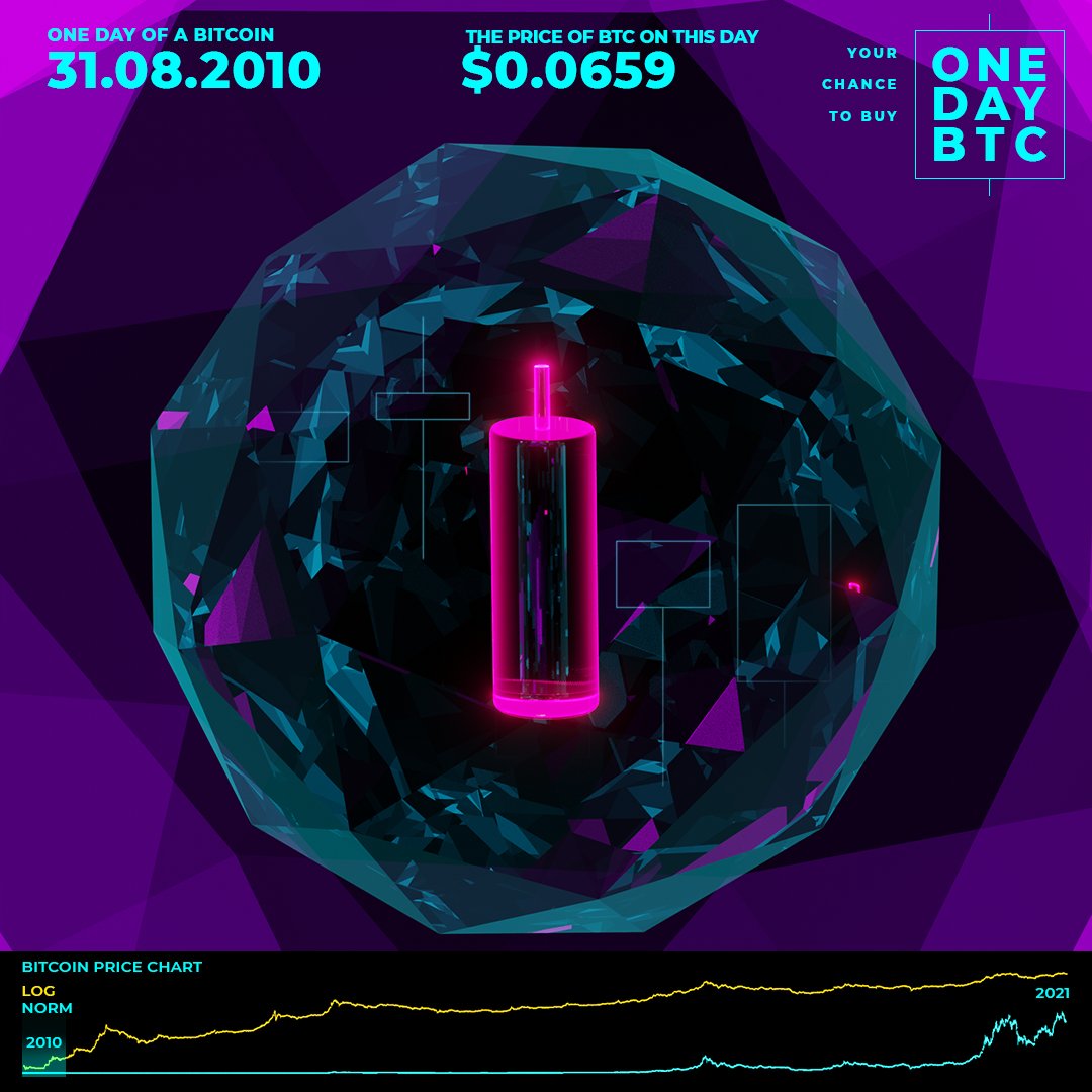 Mint continues!⚡️⚡️⚡️
Congratulations to the owner!🥉
New owner #46 - OneDayBTC 31.08.2010 historical date of bitcoin wrapped in NFT OneDayBTC🚀

Go! FreeMints - onedaybtc.io

opensea.io/assets/ethereu…

#MintingNow #onedaybtc #nft #NFTs #Bitcoin  #NFTMint #FreeMints