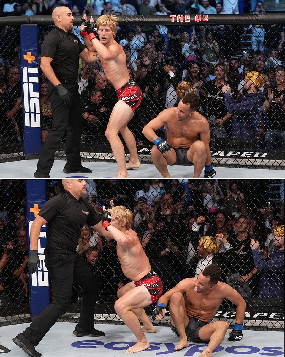 MMAFighting's tweet photo. Paddy 'The Baddy' delivered on his promise 😳 #UFCLondon https://t.co/Gi2lxn1q3p