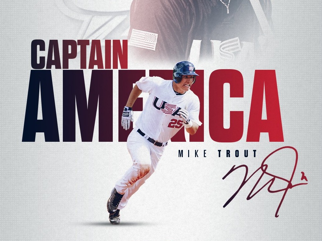 mike trout usa jersey