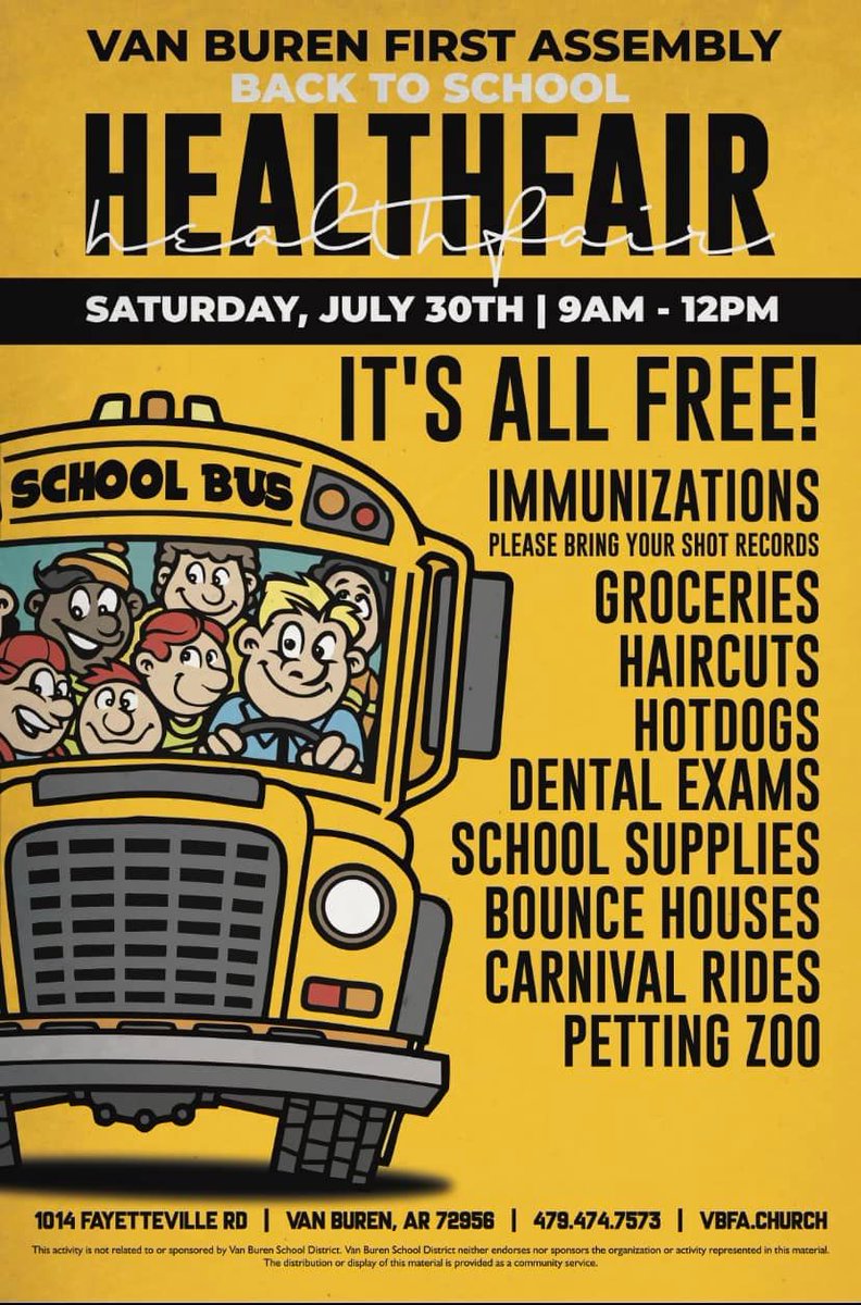VBSDPointers's tweet photo. Mark your calendars for these FREE Back to School events! VBSD appreciates the generous #PointerPartners who support our community &amp; schools. #PointerPride https://t.co/5Z6kw0iQ42