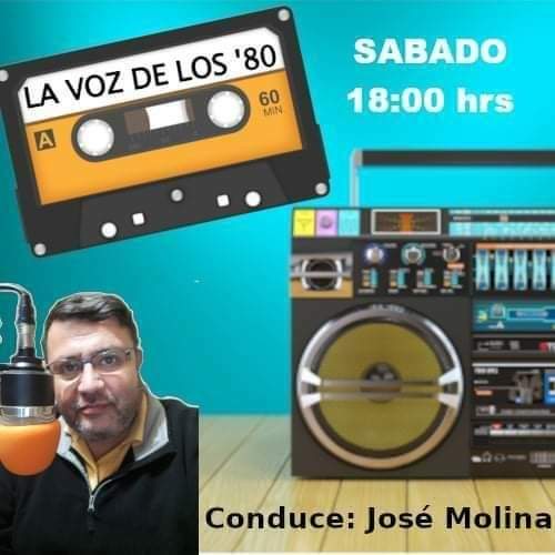 Desde las 18:00 HRS. iniciamos una nueva edición de "La Voz de los 80", siempre en la compañía de José Fernando Molina.
No te lo pierdas! En nuestra web soloradio.cl y en nuestra APP disponible en Play Store.