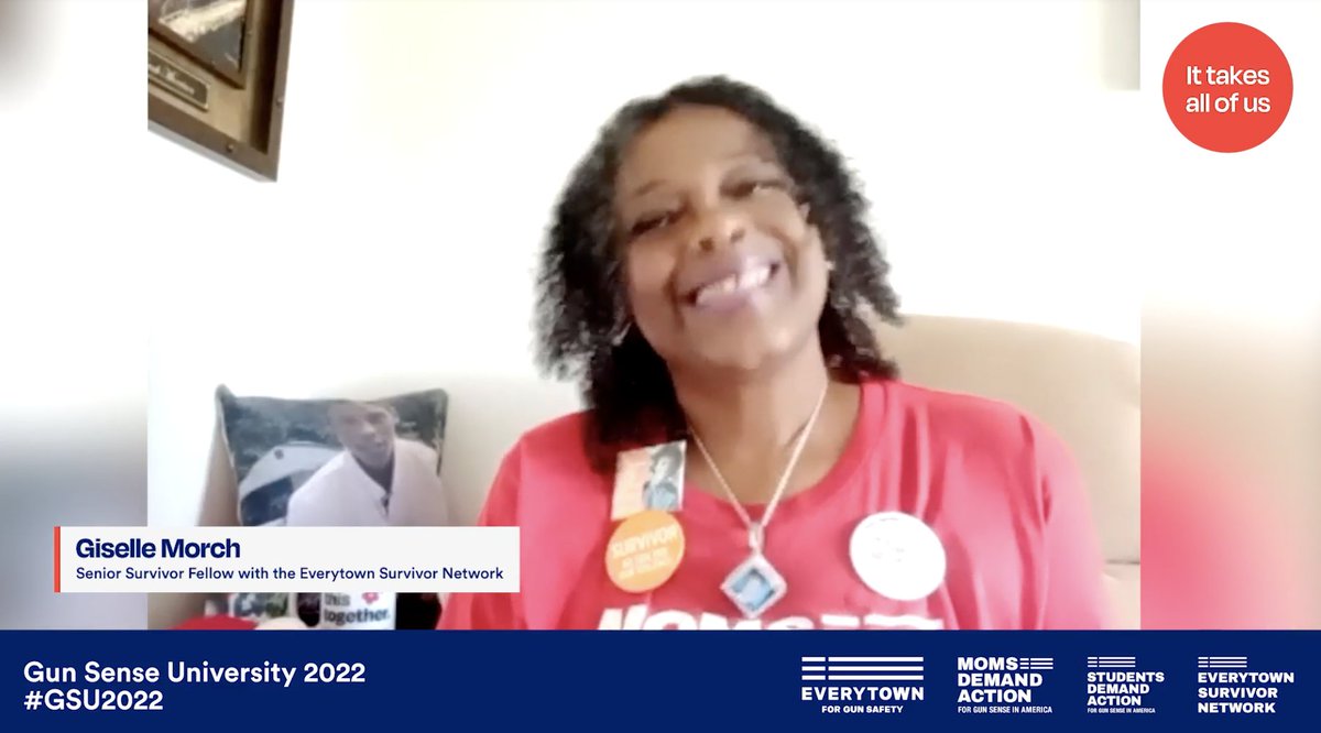 Gun violence survivors like Giselle Morch, whose son Jaycee was shot and killed, often do the heavy lifting of our movement, sharing their stories even when it’s painful. Today, she’s at #GSU2022, helping to recognize our Federal Gun Sense Lawmakers of the Year!
