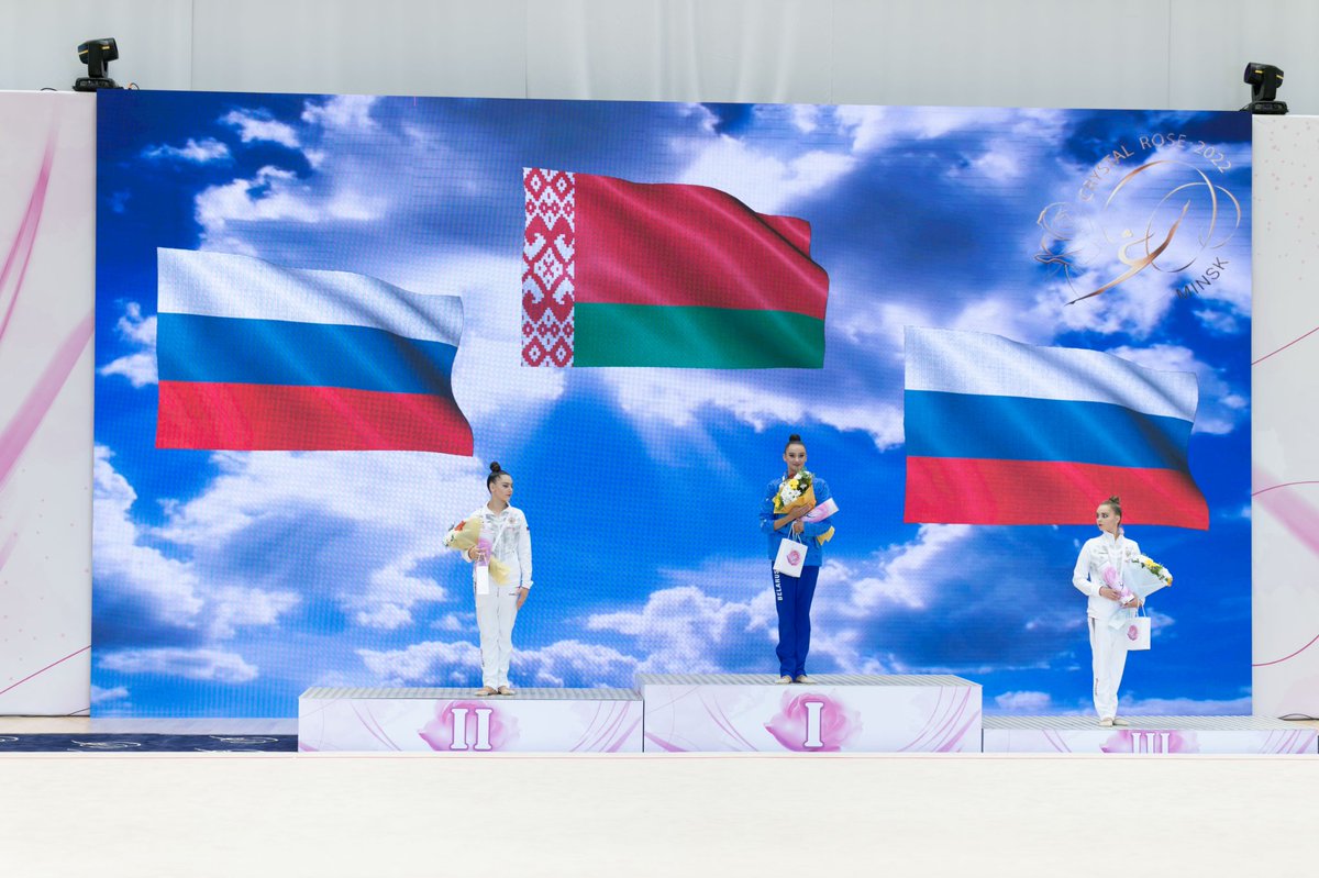 BLRGym's tweet photo. 🇧🇾🇧🇾🇧🇾У сборной Беларуси 4 медали в первый день финалов международного турнира "Хрустальная роза". Поздравляем!!! https://t.co/XNDlLVvAVP