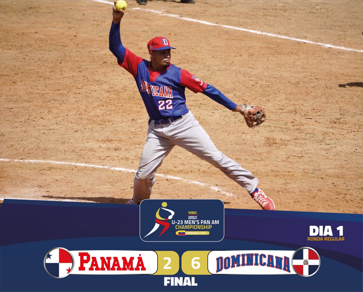 FedosaSoftbolRD's tweet photo. 🙌Victoria en nuestro primer encuentro en la Copa Panamericana Sub-23.
#fedosa #softbolpanam https://t.co/u4peleFQu6