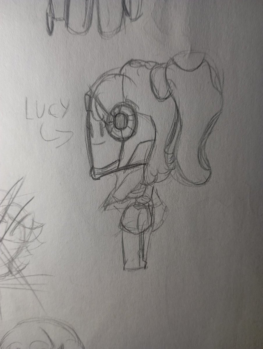 Matloq's tweet photo. Lucy la slime sicaria espacial que tiene una pantalla para que la gente se concentre con ella por que detras de esa mascara no hay algo muy lindo que digamos
#Oc #tradicionalart #redising https://t.co/5hBNegNigA