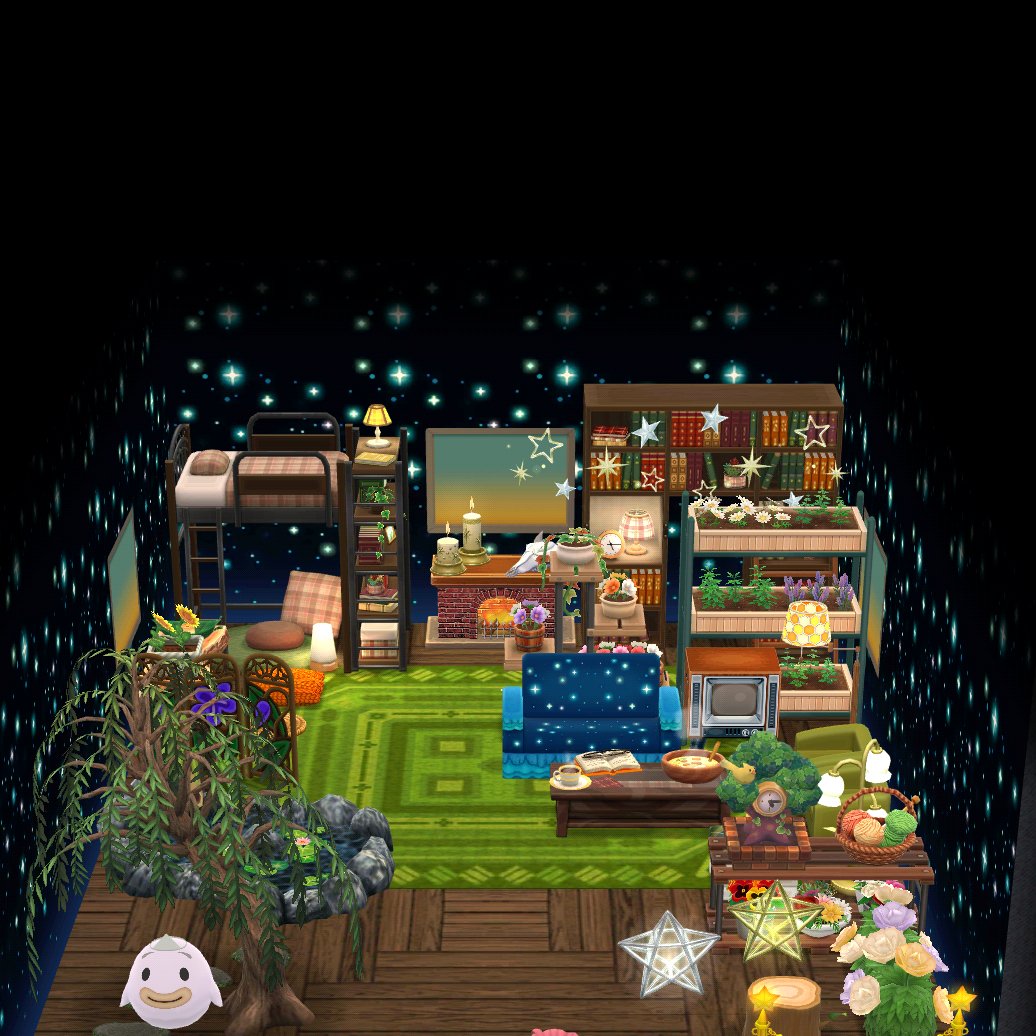 acnhmoonbeam's tweet photo. My cabin in Animal Crossing Pocket Camp!🌿🌙🍂 #acpc #animalcrossing https://t.co/Qe5hR33Ob0