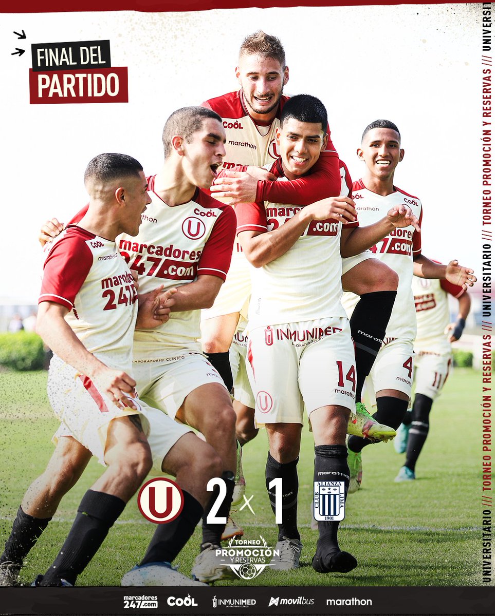 Milton_1924's tweet photo. ¡FINAL DEL PARTIDO! 

@MenoresU 2️⃣ - 1️⃣ #Alianza 

El equipo crema dio vuelta al partido con 2 goles de Bryan Rivera.

Aamet Calderón atajó un penal.

#UxAL ⚽️ 
#CanterasCremas
#YDaleU https://t.co/WpsWr14ngI